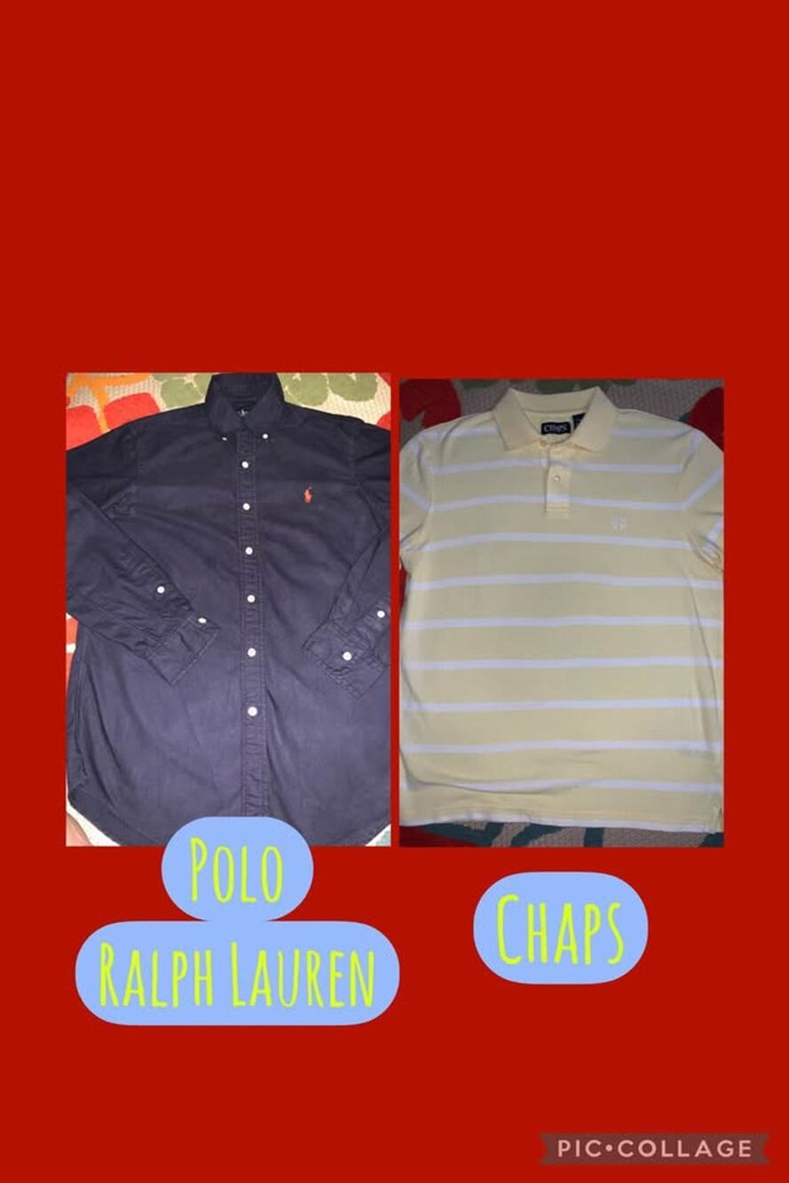Polo Ralph Lauren Button-Down and Chaps Polo Shirt Bundle (Size S)